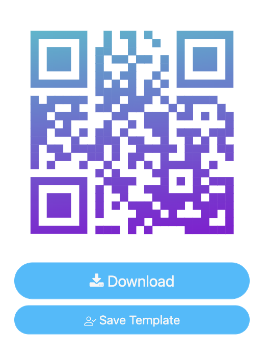 QR Code Save Template