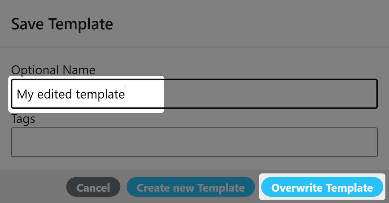 Screenshot of Save Pane 