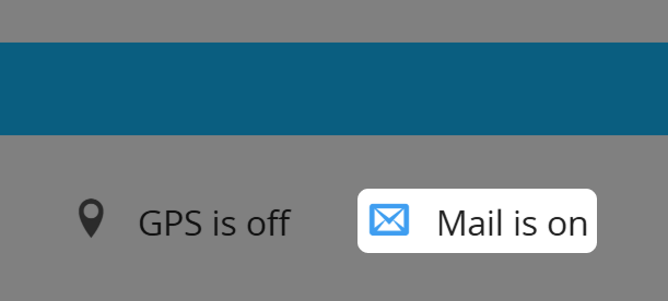 Screenshot of activated E-Mail Notification Button 