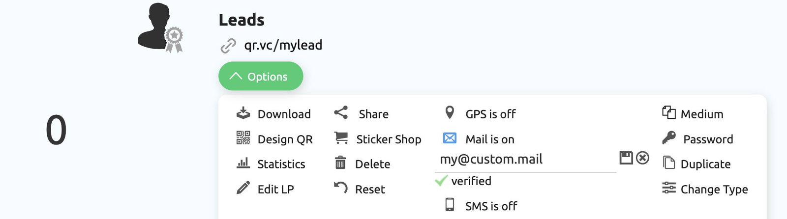 Custom notification e-mail