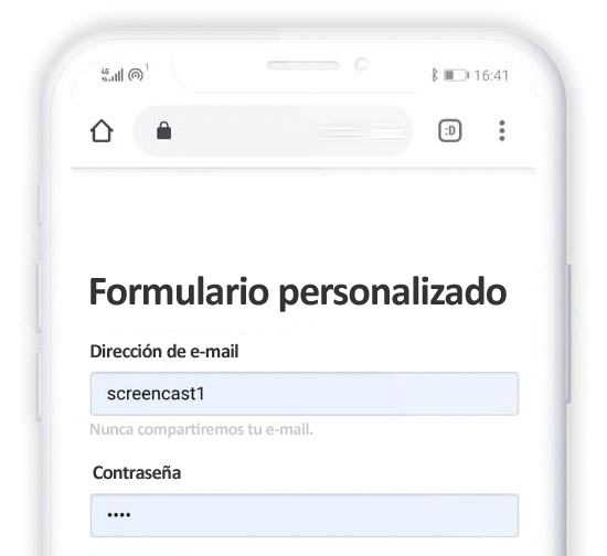 Lead form register