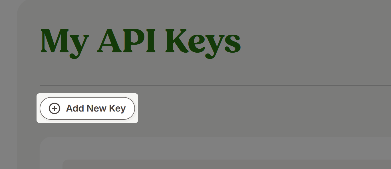 BambooHR API Key page.