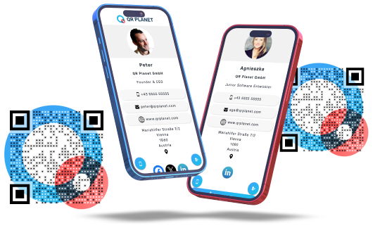 Share contacts easily with digital business cards
