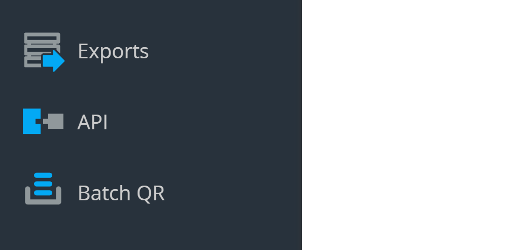 Screenshot of Main Navigation Menu with button "Integrations" hidden 