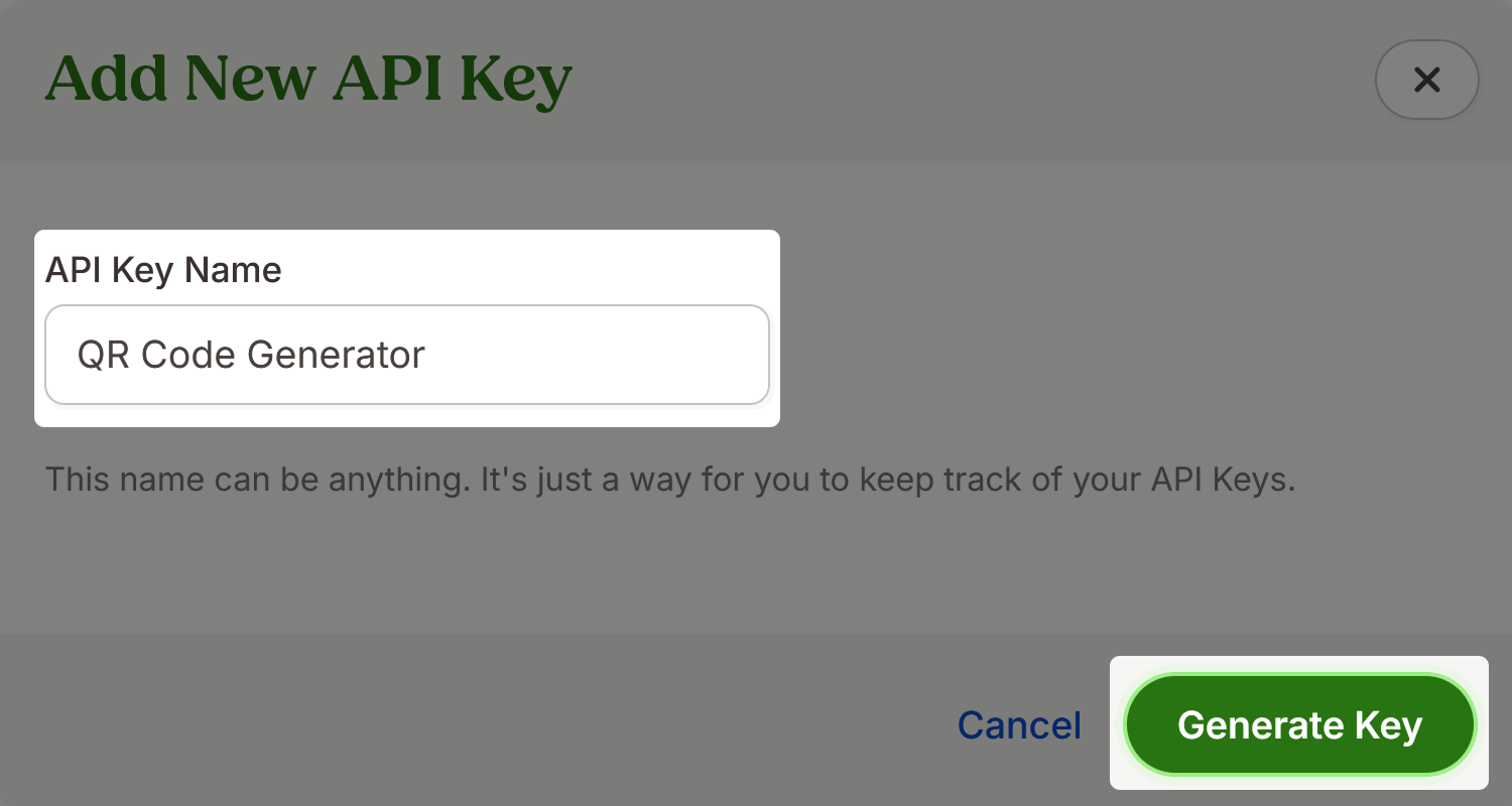 Generador de claves API BambooHR
