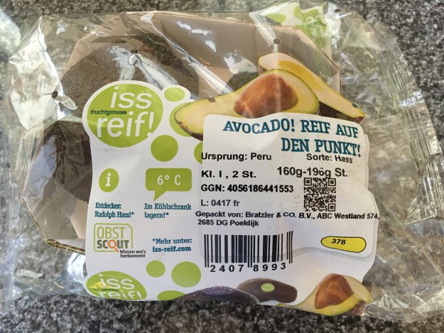 QR Code auf einer PVC Folie