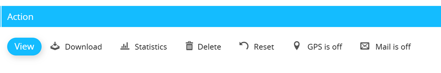 Screenshot of bulk actions on Import Page 
