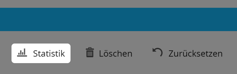 Screenshot der Schaltfläche "Löschen" auf der Importseite 
