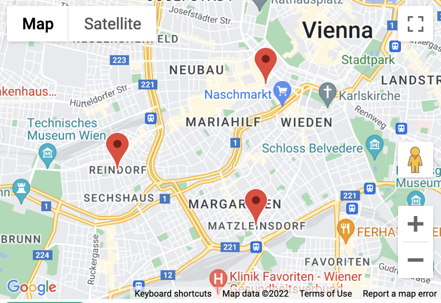 Geo-Fencing QR Code mit näherster Distanz